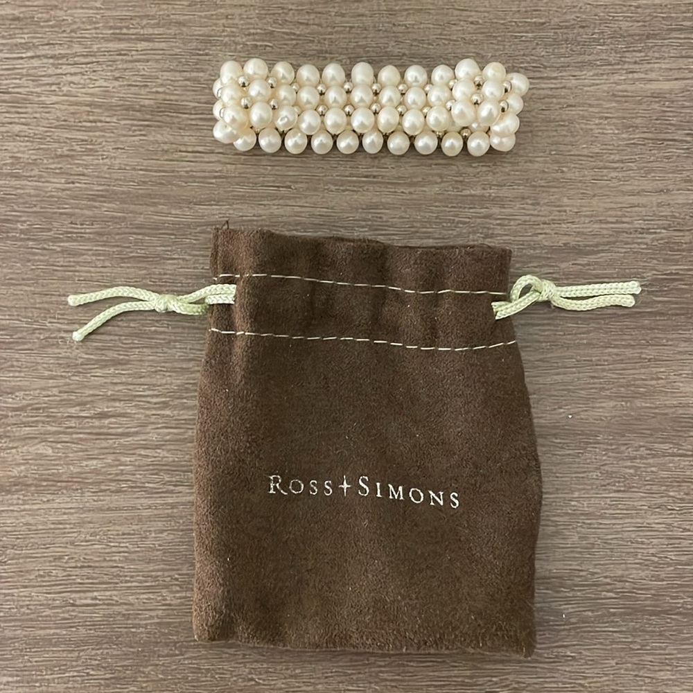 Ross-Simons Freshwater Cultured Pearl 3-Row Stretch Bracelet - Picture 6 of 7